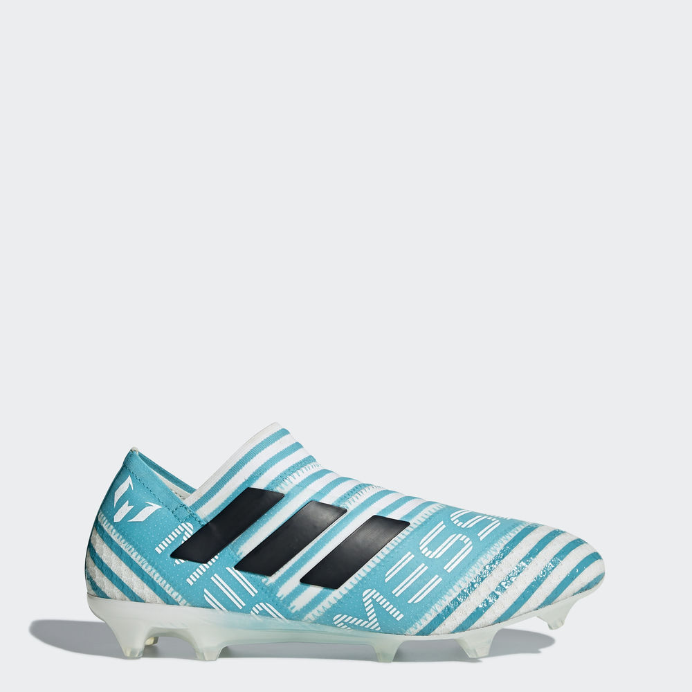 Adidas Nemeziz Messi 17+ 360 Agility Firm Ground - ποδοσφαιρικα παπουτσια ανδρικα - Τυρκουάζ/Ασπρα/Μ